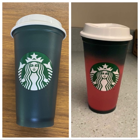 Starbucks Other Starbucks Holiday 220 Color Changing Hot Cup Poshmark